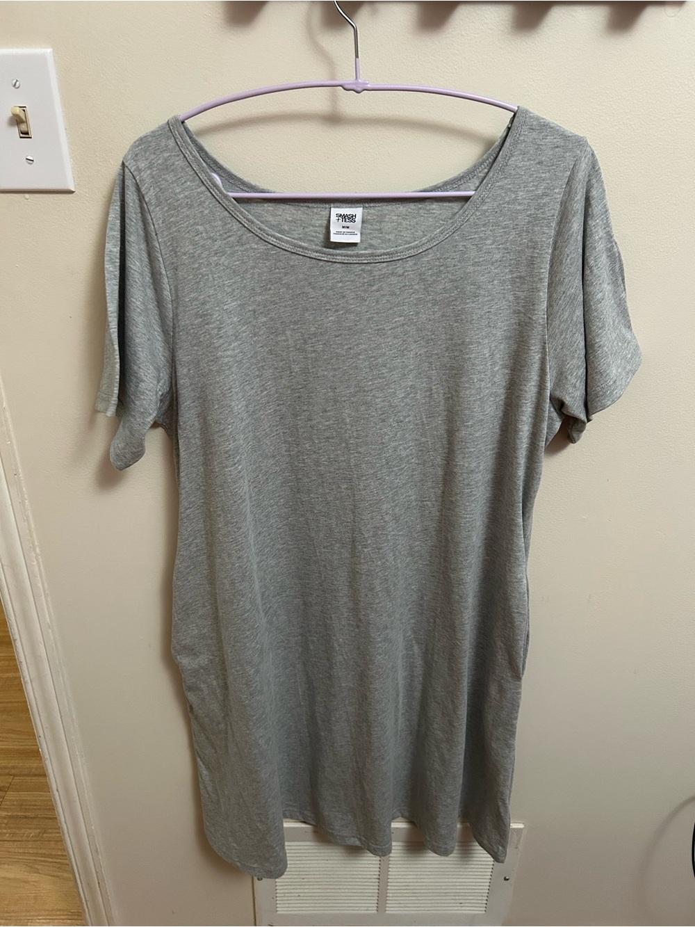 Smash + Tess Heather Gray Scoop Neck Tunic
